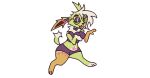  animated anthro breasts eeveelution female fur generation_1_pokemon green_body green_fur guncht jolteon nintendo pokemon pokemon_(species) scar shiny_pokemon solo trans_(lore) trans_man_(lore) 