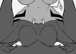  anthro anvil_position balls big_breasts big_penis breasts cleavage clothed clothing duo female first_person_view from_front_position fur generation_2_pokemon generation_4_pokemon genitals gynomorph hi_res hyenamane intersex intersex/female legendary_pokemon legs_up luxray nintendo nipples penetration penis pokemon pokemon_(species) pussy raikou receiving_pov sex spread_legs spreading tail vaginal vaginal_penetration 