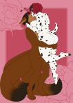  &lt;3 2023 3_tails 4_toes 5_fingers anthro anthro_on_anthro black_nose black_spots blush breasts brown_body brown_fur brown_hair butt canid canine canis claws dalmatian digital_media_(artwork) domestic_dog duo edwin_flores feet female finger_claws fingers fur hair hi_res hindpaw humanoid_hands intimate kiss_on_lips kissing love male male/female mammal multi_tail nude paws red_hair romantic romantic_couple sammie_(edwinflores428) spots spotted_body spotted_fur standing sweetvixsin tail toe_claws toes white_body white_fur wolf 