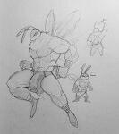  abs antennae_(anatomy) anthro arthropod balls bee big_balls big_penis bodily_fluids clothed clothing dripping english_text genital_fluids genitals graphite_(artwork) greyscale hi_res humanoid_genitalia humanoid_penis hymenopteran insect lewd_bunnie male monochrome muscular muscular_anthro muscular_male nipples nude partially_clothed pecs pencil_(artwork) penis precum precum_drip simple_background solo text traditional_media_(artwork) underwear white_background wings 