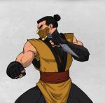  kunai mask mortal_kombat_(series) mortal_kombat_1_(2023) mouth_mask ninja ninja_mask non-web_source scorpion_(mortal_kombat) weapon 