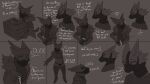  2023 2koma absurd_res anthro axel_(pantheggon) beverage beverage_can blush bottomwear canid canine canis cheek_tuft clothed clothing comic crop_top cropped_jacket crossdressing dialogue digital_drawing_(artwork) digital_media_(artwork) dobermann docked_tail domestic_cat domestic_dog duo ear_scar eyelashes eyeliner eyeshadow facial_tuft felid feline felis female foam food hair head_tuft hi_res jewelry legwear makeup male male/female mammal mask midriff misgendering navel necklace pantheggon panties pinscher pizza pizza_box profanity scar shirt short_tail simple_background size_difference smile soda speech_bubble tail text thigh_highs topwear tuft underwear vermuda_(pantheggon) 