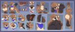 2022 absurd_res anthro big_butt blush boop brown_eyes butt colored eyewear feet fish foot_fetish foot_focus gaming glasses grin grinning_at_viewer hi_res hindpaw jammerhighwind kerchief kerchief_only long_tail looking_at_viewer male mammal mao_otter marine membrane_(anatomy) model_sheet mostly_nude mustelid neckerchief neckerchief_only nose_boop nylon otter paws pose short_stack simple_background sitting smile soles solo stretching tail teapot_(body_type) teeth text thick_thighs tongue tongue_out webbed_feet webbed_hands whiskers wrinkled_feet wrinkled_soles 