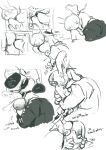  anthro bitting canid canine canis comic domestic_dog duo hi_res lagomorph leporid licking male male/male mammal max_(sam_and_max) rabbit sam_and_max samuel_dog scenting sniffing tongue tongue_out walnutgecko 