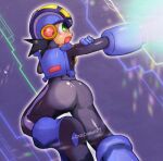  butt capcom clothing male mega_man_(character) mega_man_(series) megaman.exe onechan solo tight_clothing 