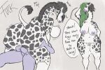  anthro anthro_penetrated balls big_breasts big_butt black_hair bodily_fluids bouncing_breasts breasts butt butt_grab cum cum_in_pussy cum_inside curvy_figure duo female female_on_human fur genital_fluids genitals giraffe giraffid green_hair hair hand_on_butt hi_res horn huge_butt human human_on_anthro human_penetrating human_penetrating_anthro interspecies lips lipstick long_neck makeup male male/female male_penetrating_anthro mammal nipples ossicone overweight overweight_anthro overweight_female penetration penile penile_penetration penis_in_pussy purple_lips purple_lipstick sex spots spotted_body spotted_fur tall terryburrs thick_lips vaginal vaginal_penetration voluptuous 