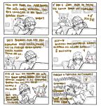  aaaaaaaaaaa absurd_res anthro beanie blush clothed clothing comic domestic_cat drawing_tablet duo felid feline felis game_console hat headgear headwear hi_res lazy_device_(mrming) male mammal mrming open_mouth portuguese_text simple_background sitting sneeze text translated unknown_species 