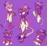  1girl blaze_the_cat cat claws cosplay costume cup forehead_jewel furry furry_female highres holding holding_cup marvel mask ponytail purple_fur rfts10919 sonic_(series) spider-man spider-man_(cosplay) spider-man_(series) standing superhero tail yellow_eyes 