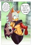  absurd_res anthro bat big_breasts breasts clothed clothing duo echidna female gloves handwear hi_res knuckles_the_echidna male mammal monotreme mr.russo penis_between_breasts rouge_the_bat sega sonic_the_hedgehog_(series) thong_straps 