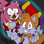 &lt;3_pupils 1:1 2_tails amy_rose anthro biped bodily_fluids breasts canid canine clothing collar crazy_amy_(mashed) crazy_eyes crazy_smile crying duo eulipotyphlan eyelashes fangs female fox fur fur_markings gloves hair hammer handwear hedgehog hi_res highlights_(coloring) holding_hammer holding_melee_weapon holding_object holding_tool holding_weapon insane makeup male mammal markings mascara mascara_tears meggiebun miles_prower multi_tail multicolored_body multicolored_ears multicolored_fur multicolored_hair neckwear orange_body orange_ears orange_fur orange_hair orange_tail pink_body pink_eyes pink_fur pink_hair pink_tail pupils red_clothing secret_history_of_sonic_&amp;_tails sega signature slit_pupils smile something_about_amy sonic_the_hedgehog_(series) spiked_collar spikes tail tears teeth tools torn_clothing two_tone_body two_tone_ears two_tone_fur two_tone_hair two_tone_tail unusual_pupils weapon white_body white_clothing white_ears white_fur white_tail yellow_clothing 