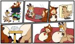  absurd_res anthro belly bloated canid canine capreoline cute_expression deer duo eating floofyboyetime fox growth hi_res male male/male mammal miles_prower montage one_piece overweight reindeer sega slightly_chubby sonic_the_hedgehog_(series) stuffing stuffing_(food) tony_tony_chopper weight_gain young zerdathefennecfox 