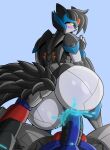  animal_ears animal_humanoid animal_tail anus balls big_butt black_body black_fur black_hair blue_anus blue_background blue_body blue_cum blush blush_lines bodily_fluids butt canid canid_humanoid canine canine_humanoid colored_cum cum cum_in_pussy cum_inside cybertronian duo ejaculation fan_character female first_person_view fur genital_fluids genitals grey_body hair hasbro hi_res humanoid hyperion_(transformers) machine male male/female mammal mammal_humanoid metallic_body nighthowl_(transformers) not_furry open_mouth penetration penis ravage42 robot robot_humanoid sex simple_background tail tail_grab takara_tomy transformers unusual_bodily_fluids unusual_cum unusual_genital_fluids vaginal vaginal_penetration wolf_humanoid yellow_eyes 