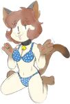  3_toes 4_fingers anthro bell bell_collar biped black_collar black_ears blue_bra blue_clothing blue_panties blue_underwear bra breasts brown_feet brown_hair brown_hands brown_inner_ear brown_markings brown_tail cat_tail cheek_tuft cleavage clothed clothing collar colored digital_drawing_(artwork) digital_media_(artwork) domestic_cat eye_through_hair eyebrow_through_hair eyebrows facial_tuft fangs feet felid feline felis female fingers fur gloves_(marking) hair handpaw hi_res jingle_bell kabula_(artist) leg_markings looking_at_viewer mammal markings medium_breasts medium_hair open_:3 open_mouth open_smile panties partially_clothed partially_clothed_anthro partially_clothed_female pawpads paws polka_dot_bra polka_dot_panties polka_dot_underwear prick_ears priscilla_(kabula) simple_background sitting sketch smile socks_(marking) solo tail teeth toes translucent translucent_hair tuft underwear wariza white_background 