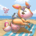  beach clothing deer eyewear female footwear hi_res hummingmint mammal misterdonut panties sandals sanrio seaside sunglasses underwear 