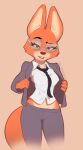 2021 anthro artist_name breasts canid canine cheek_tuft clothed clothing diane_foxington digital_media_(artwork) dreamworks eyewear facial_tuft female fox fully_clothed fur glasses hi_res looking_at_viewer mammal orange_body orange_fur sharemyshipment simple_background solo the_bad_guys tuft 