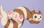  brown_body brown_fur domestic_ferret female feral fur furret generation_2_pokemon genitals kirichiiii mammal mustelid musteline nintendo paws pokemon pokemon_(species) pussy solo spread_pussy spreading true_musteline weasel 