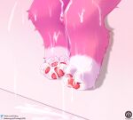  absurd_res ambiguous_gender anthro bat bodily_fluids crossed_legs cum cum_on_body cum_on_leg dust:_an_elysian_tail foot_shot genital_fluids hi_res lune_(lunesnowtail) mammal nimbat paws senz sitting solo text url 