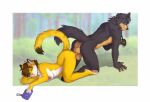  2023 4_toes 5_fingers akela_vincent all_fours anthro anthro_on_anthro anthro_penetrated anthro_penetrating anthro_penetrating_anthro anus ass_to_ass backsack balls black_body black_fur black_nose breasts brown_body brown_fur butt canid canine canis cel_shading claws domestic_cat domestic_dog duo feet felid feline felis female female_penetrated finger_claws fingers fur genitals grin hair hi_res hindpaw humanoid_hands knot_root knotting leash male male/female male_penetrating male_penetrating_female mammal melianah multicolored_body multicolored_fur nipples nude pawpads paws penetration penile penile_penetration penis_in_pussy perineum red_hair sex shaded simple_background smile teeth text toe_claws toes two_tone_body two_tone_fur url vaginal vaginal_knotting vaginal_penetration white_body white_fur yellow_body yellow_fur 