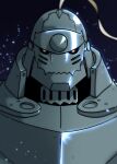  1boy 8zu alphonse_elric armor fullmetal_alchemist helmet highres looking_at_viewer male_focus non-web_source plate_armor simple_background solo 