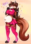  anthro belly big_belly big_breasts breasts clothed clothing digital_media_(artwork) female freddymartin fredscloset hi_res navel outie_navel pregnant pregnant_female solo 