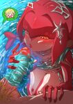  animal_humanoid anthro balls blonde_hair blush bodily_fluids breasts breath_of_the_wild censored duo ejaculation erection fellatio female fish fish_humanoid genitals hair handjob hi_res human humanoid interspecies licking link male male/female mammal marine marine_humanoid mipha mosaic_censorship nintendo oral penile penis penis_lick pubes sex short_hair small_breasts sweat the_legend_of_zelda tongue tongue_out unknown_artist yellow_eyes zora 