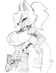  anthro big_breasts breasts canid canine canis cleavage clothed clothing female gun hi_res idw_publishing kevinsano mammal nipple_outline ranged_weapon sega solo sonic_the_hedgehog_(comics) sonic_the_hedgehog_(idw) sonic_the_hedgehog_(series) weapon whisper_the_wolf wolf 