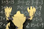 ambiguous_gender anthro chalkboard claws fur generation_7_pokemon hi_res itz_smi73 legendary_pokemon math nintendo number pokemon pokemon_(species) solo tail yellow_body yellow_fur zeraora 