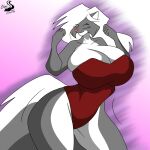  anthro breasts chrisandcompany cleavage clothed clothing female hi_res kelsey_sienna mammal mephitid skunk solo 