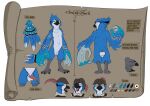  anthro avian avian_feet balls beak bird blue_body blue_jay butt claws clothed clothing corvid digital_media_(artwork) erection feather_hands feather_ornament feathered_crest feathered_wings feathers feet fingers foreskin genitals grumpy grumpy_loaf happy hat hat_feather hat_ornament head_crest headgear headwear humanoid_genitalia humanoid_penis jay_(bird) looking_at_viewer loose_feather male model_sheet new_world_jay nude open_mouth oscine passerine penis simple_background smile solo standing surprised_expression tail tail_feathers talons text toes white_body white_feathers wings yellow_eyes 