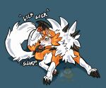  animal_genitalia animal_pussy anus autofellatio blush bodily_fluids butt canid canine canine_genitalia canine_pussy claws dusk_lycanroc fellatio female feral fur generation_7_pokemon genital_fluids genitals hi_res lycanroc mammal masturbation nintendo nude oral oral_masturbation orange_body orange_fur pawpads paws penile penile_masturbation pokemon pokemon_(species) prince-vulpine pussy pussy_juice self_oral sex simple_background solo tail tongue tongue_out white_body white_fur 
