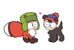 animal_humanoid canid canid_humanoid canine canine_humanoid clothing comedy_central dog_humanoid duo feral fox_humanoid hat headgear headwear hi_res human_faced_feral humanoid kyle_broflovski labbit1337 male mammal mammal_humanoid quadruped south_park stanley_marsh young 