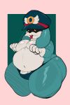  absurd_res anthro begging begging_pose belly clothing conductor_(sonic) crunchybun facial_hair flaccid floppy_ears genitals hat headgear headwear hi_res huge_hips male mature_male mustache navel overweight penis penis_base pose shadowed_face solo the_murder_of_sonic_the_hedgehog thong underwear 