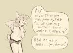  ambiguous_gender anthro blush bodily_fluids boy_shorts bulge clothing cum_request curled_hair dialogue excited felid feline goopystem_(artist) hair hand_on_head insemination_request inviting kipper_(goopystem) looking_away male mammal nervous nub_tail pantsless request_to_viewer requesting_sex shaking_legs shirt silly simple_background simple_coloring sketch solo speech_bubble sweat tail tail_motion tailwag topwear underwear 