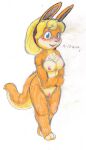  anthro blonde_hair blue_eyes blush female fur genitals hair hi_res jak_and_daxter kitsune_youkai mammal mustelid naughty_dog nipples orange_body orange_fur ottsel pink_nipples pink_pussy pussy solo sony_corporation sony_interactive_entertainment tess_(jak_and_daxter) 