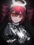  1girl absurdres alternate_costume drill_hair halo highres kasane_teto looking_at_viewer maid nept_o pink_hair red_eyes solo traditional_nun twin_drills utau 