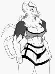  an anthro big_ears bra clothing didelphid ears_up fan_character female female/female humanoid lingerie male mammal mane marsupial model_sheet muscular muscular_female rat_tail sfw_version sketch smile smiley_face solo strong_female underwear zeri_(taixra) 