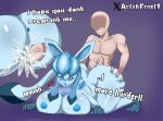  absurd_res ahegao anthro anus artykfrozt big_breasts breasts butt butt_grab duo eeveelution ejaculation english_text female generation_4_pokemon glaceon hand_on_butt hi_res huge_breasts human interspecies looking_pleasured male male/female mammal nintendo nipples penetration pokemon pokemon_(species) pokephilia text 