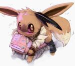  ambiguous_fluids ambiguous_gender bite colored_sketch cosplay crossout_(game) darkstylerz dst-mk2 eevee feral generation_1_pokemon humping nintendo plushie pokemon pokemon_(species) sketch solo style_emulation 