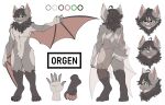  absurd_res anthro bat danglebat fycroh hi_res humanoid liltaiga4 male mammal model_sheet orgen solo 