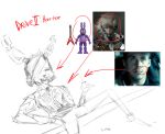  anthro bonnie_(fnaf) drive_(movie) five_nights_at_freddy&#039;s guitar hi_res konami lagomorph leporid male mammal meme metal_gear metal_gear_rising:_revengeance musical_instrument plucked_string_instrument rabbit raiden_(metal_gear) reference_image references ryan_gosling scottgames shitpost sketch solo string_instrument toothpick watashiao 