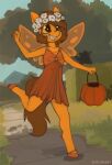  anthro clothing costume fairy female halloween hi_res holidays marsminer solo venus_spring young 