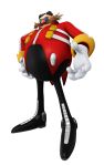  1boy absurdres bald black_footwear black_pants dr._eggman facial_hair fat fat_man glasses gloves goggles hand_on_own_hip highres long_sleeves male_focus mustache official_art pants red_nose red_shirt shirt simple_background solo sonic_(series) sonic_the_hedgehog_4 standing third-party_source transparent_background white_gloves 