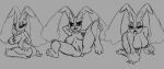  all_fours anthro breasts butt female generation_4_pokemon genitals hi_res holding_butt lopunny nintendo nude pokemon pokemon_(species) protagon pussy solo spread_legs spreading tongue tongue_out 