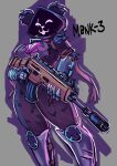  absurd_res clothing epic_games female female/female fortnite gun hi_res hoodie humanoid m0nk-3 ranged_weapon raven_team_leader solo topwear weapon 