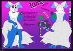  accessory anthro claws delphox fluffy fluffy_tail generation_6_pokemon girly headband information kirobutt male nintendo pawpads pokemon pokemon_(species) reference_image rune_(~hey_yo~) smile smiling_at_viewer solo tail toe_claws 