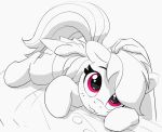  ambiguous_gender blush cutie_mark duo equid equine eyebrows eyelashes feathered_wings feathers female feral first_person_view friendship_is_magic greyscale hair hasbro hi_res human looking_at_viewer mammal mane monochrome my_little_pony pabbley pegasus petting pink_eyes rainbow_dash_(mlp) smile tail wings 
