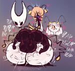  &lt;3 absurd_res ahegao antennae_(anatomy) anthro arthropod balls balls_deep big_balls big_butt black_body blue_pupils butt crossgender crossover duo english_text fallopian_tubes female female_penetrated from_front_position ftm_crossgender generation_7_pokemon genitals hi_res hollow_knight hornet_(hollow_knight) huge_balls huge_butt internal legendary_pokemon looking_pleasured male male/female male_penetrating male_penetrating_female mating_press nintendo nude onomatopoeia open_mouth ovaries penetration penis pheromosa pokemon pokemon_(species) pupils purple_eyes sex sound_effects team_cherry text tongue tongue_out ultra_beast uterus vaginal vaginal_penetration white_body wolflance 