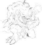  animal_genitalia animal_penis anthro balls canine_genitalia canine_penis darkluxia generation_5_pokemon genitals hi_res looking_at_viewer male nintendo penis pokemon pokemon_(species) sketch solo tongue tongue_out zoroark 