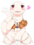  &lt;3 2023 5_fingers albino anthro azuo belly_tattoo big_tail biped blush bodily_fluids cape cape_only capelet cel_shading chibi clothing crusch_lulu cute_fangs digital_drawing_(artwork) digital_media_(artwork) eyelashes fangs female fingering fingers flat_chested front_view genital_fluids hi_res humanoid_hands leg_tattoo lizard lizardman lizardman_(overlord) long_neck long_tail looking_at_viewer masturbation membrane_(anatomy) monotone_body mostly_nude neck_tattoo open_mouth open_smile orange_cape orange_tattoo overlord_(series) pattern_cape pussy_juice red_eyes reptile scalie shaded simple_background smile smiling_at_viewer solo tail tail_motion tail_tattoo tailwag tapering_tail tattoo teeth thick_tail thigh_tattoo tribal tribal_tattoo vaginal vaginal_fingering vaginal_masturbation webbed_feet white_background white_body 