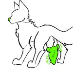  becquerel canid canine canis catbytes_(artist) domestic_dog eyeless feral fur hi_res homestuck knot male mammal ms_paint_adventures sketch solo webcomic white_body white_fur 